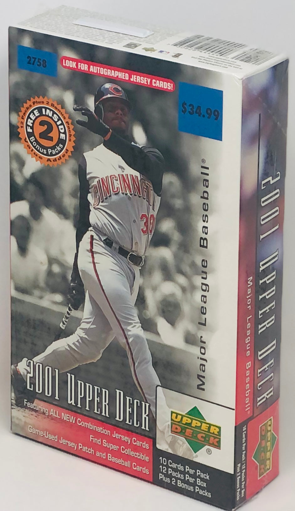 2001 Upper Deck Baseball 12-Pack Blaster Box