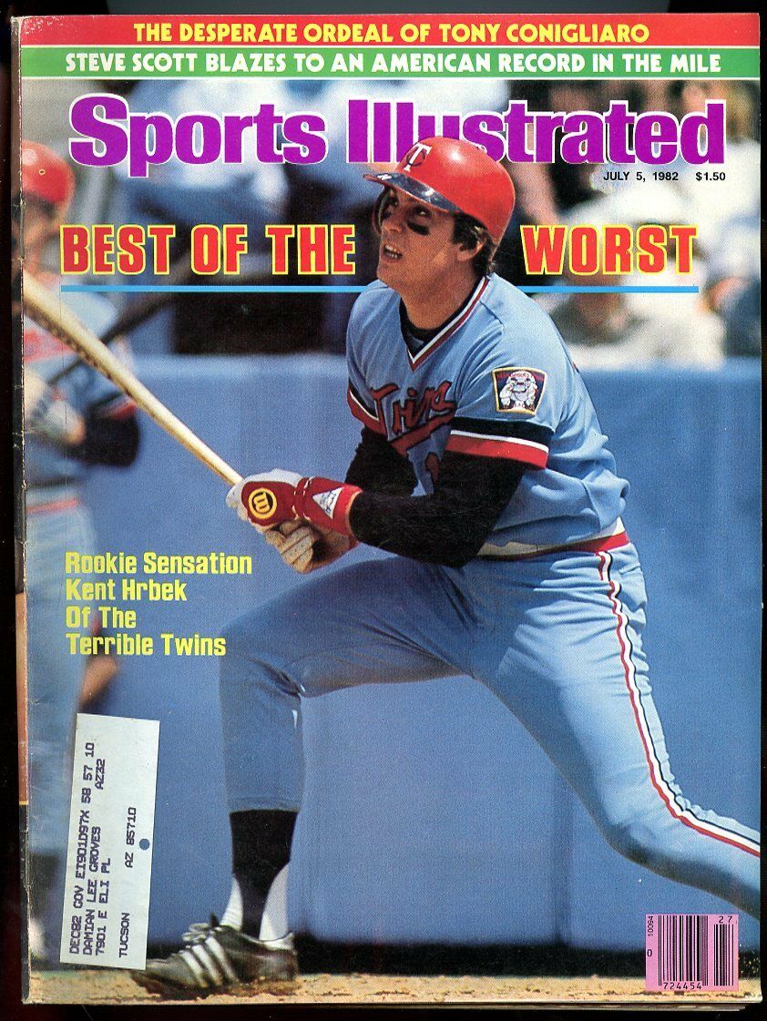 SI: Sports Illustrated July 5, 1982 Rookie Sensation Kent Hrbek of