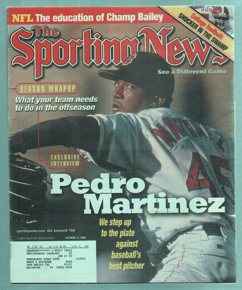 Boston Red Sox Pedro Martinez Sports Illustrated Cover by Sports  Illustrated