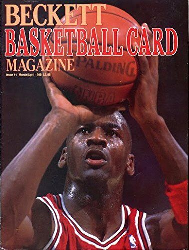 Beckett Basketball Monthly Guide March/April 1990 Issue #1 Michael Jordan RC Image 1