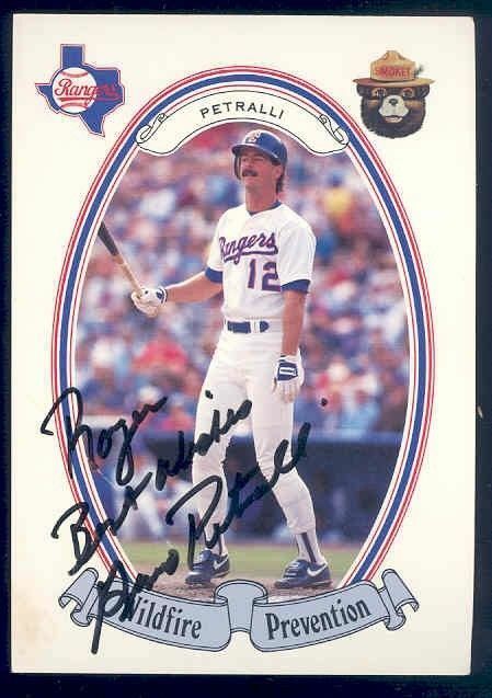 RAFAEL PALMEIRO Signed Texas Rangers 8x10 Baseball Photo -Guaranteed  Authentic