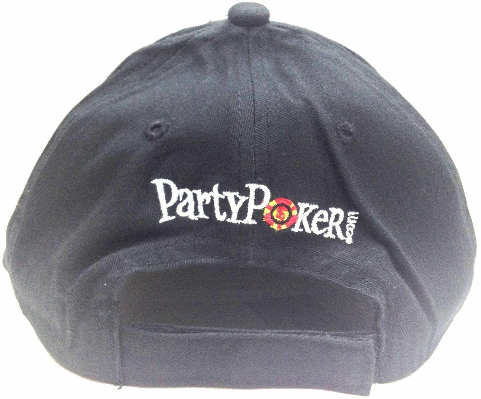 NEW PARTY POKER worlds largest POKER ROOM stitched adjustable CAP HAT osfa Image 2