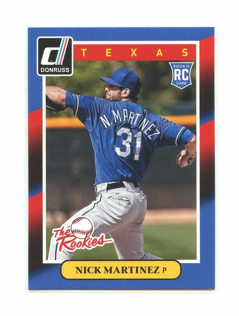 2014 Donruss The Rookies #22 Nick Martinez Texas Rangers rookie card Image 1