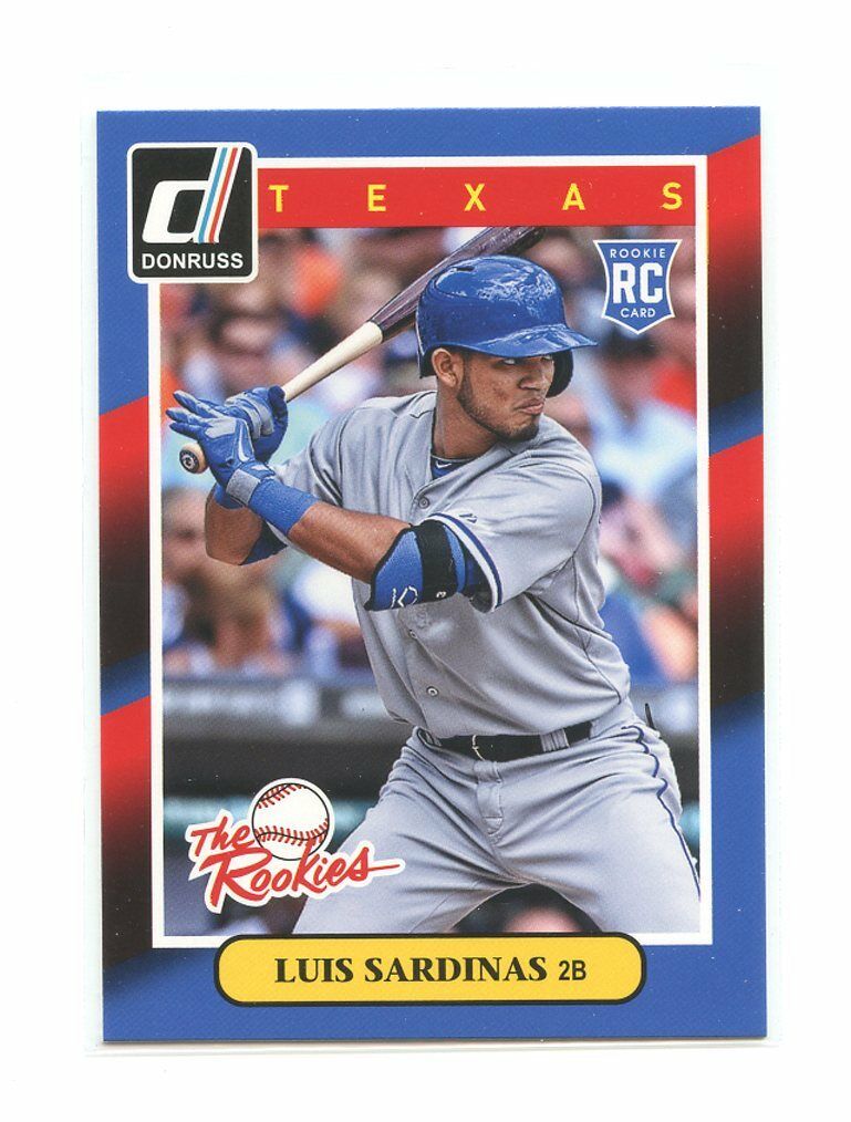 2014 Donruss The Rookies #61 Luis Sardinas Texas Rangers rookie card Image 1