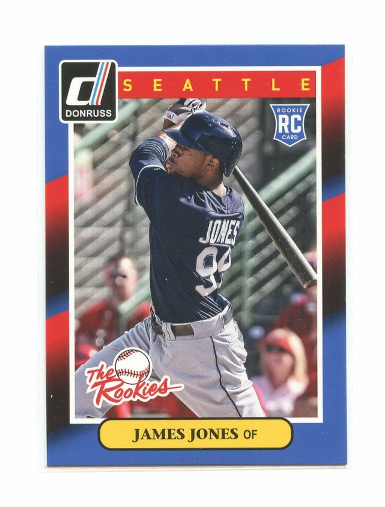 2014 Donruss The Rookies #94 James Jones Seattle Mariners rookie card Image 1
