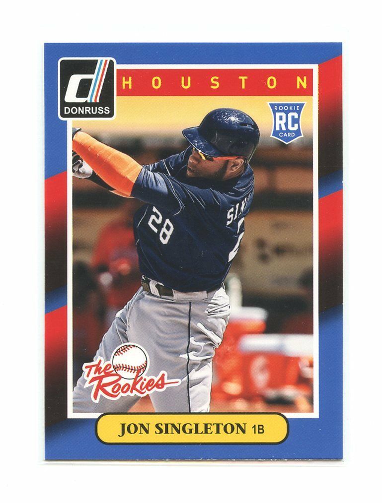 2014 Donruss The Rookies #51 Jon Singleton Houston Astros rookie card Image 1