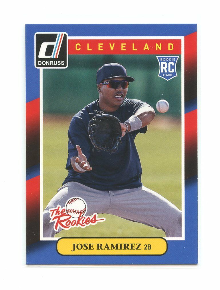2014 Donruss The Rookies #41 Jose Ramirez Cleveland Indians rookie card Image 1
