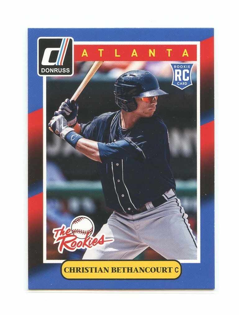 2014 Donruss The Rookies #31 Christian Bethancourt Atlanta Braves rookie card Image 1