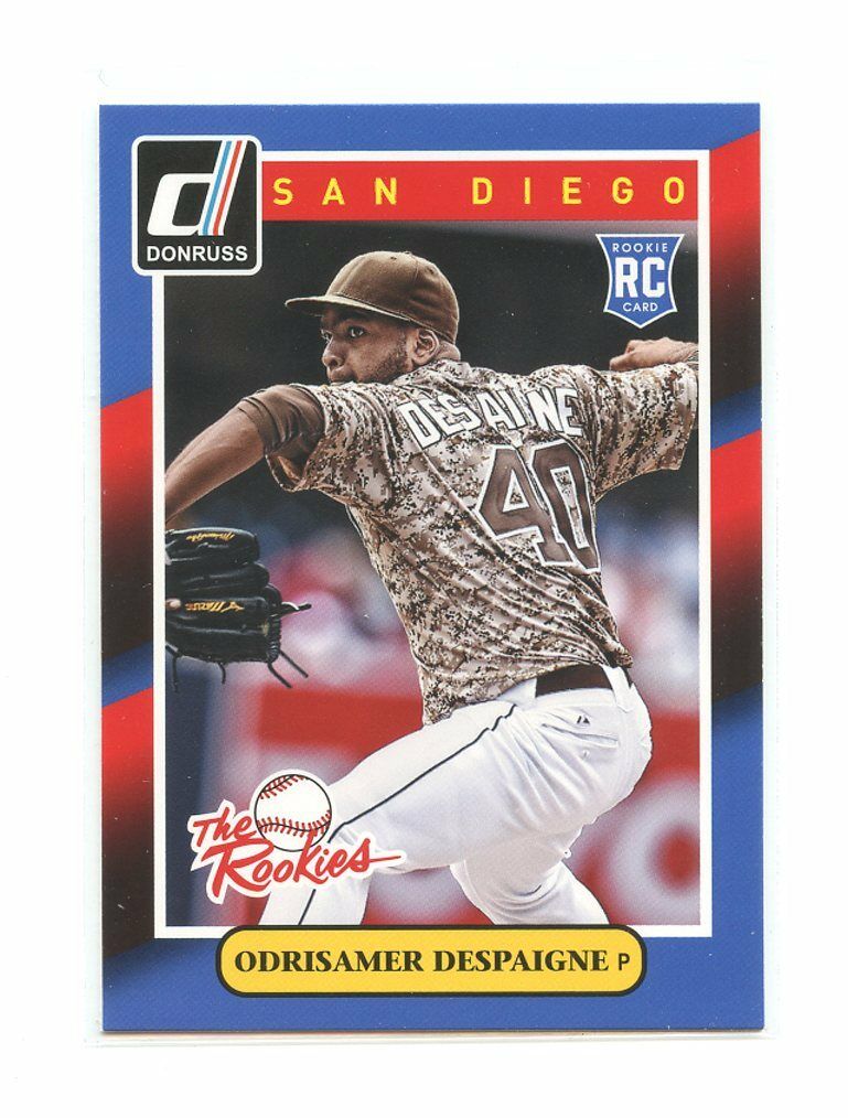 2014 Donruss The Rookies #82 Odrisamer Despaigne San Diego Padres rookie card Image 1