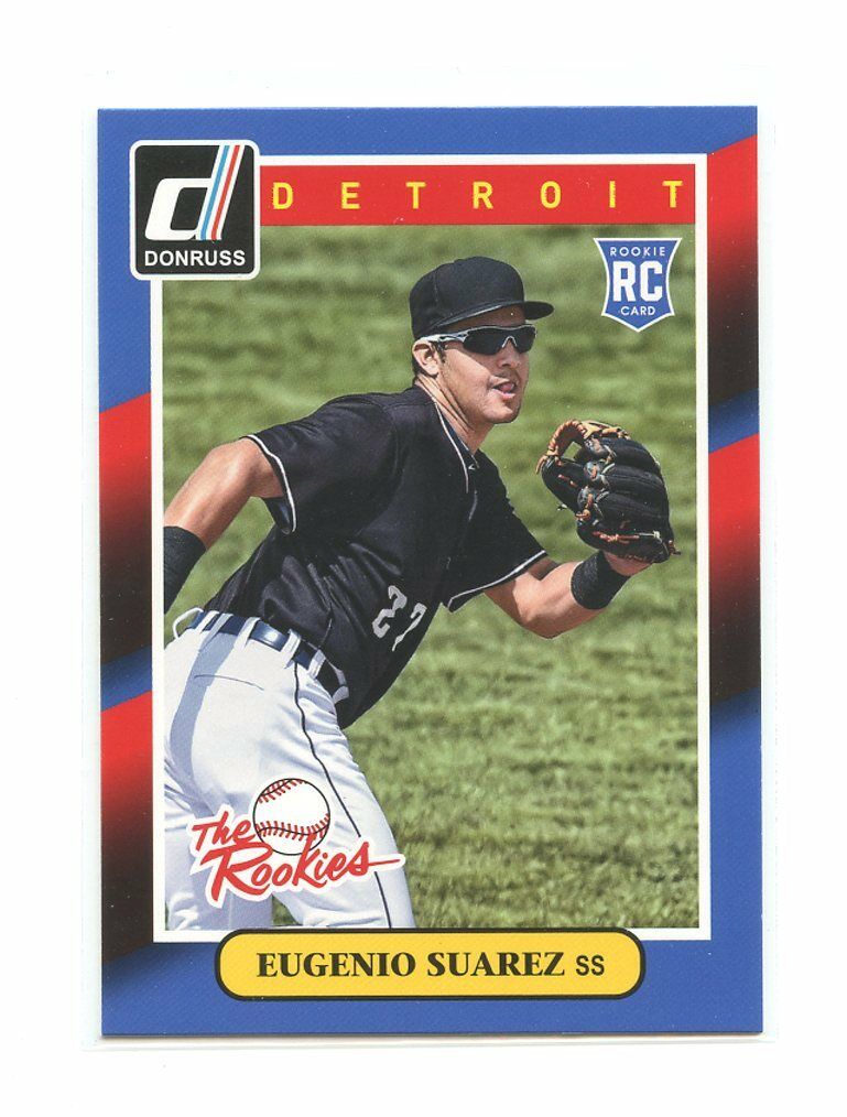 2014 Donruss The Rookies #62 Eugenio Suarez Detroit Tigers rookie card Image 1