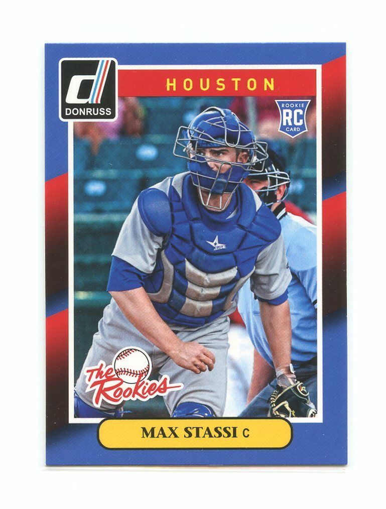2014 Donruss The Rookies #12 Max Stassi Houston Astros rookie card Image 1