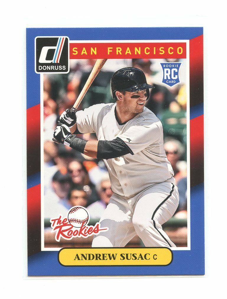 2014 Donruss The Rookies #95 Andrew Susac San Francisco Giants rookie card Image 1