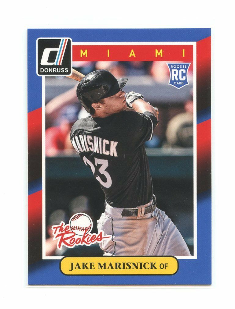 2014 Donruss The Rookies #33 Jake Marisnick Miami Marlins rookie card Image 1