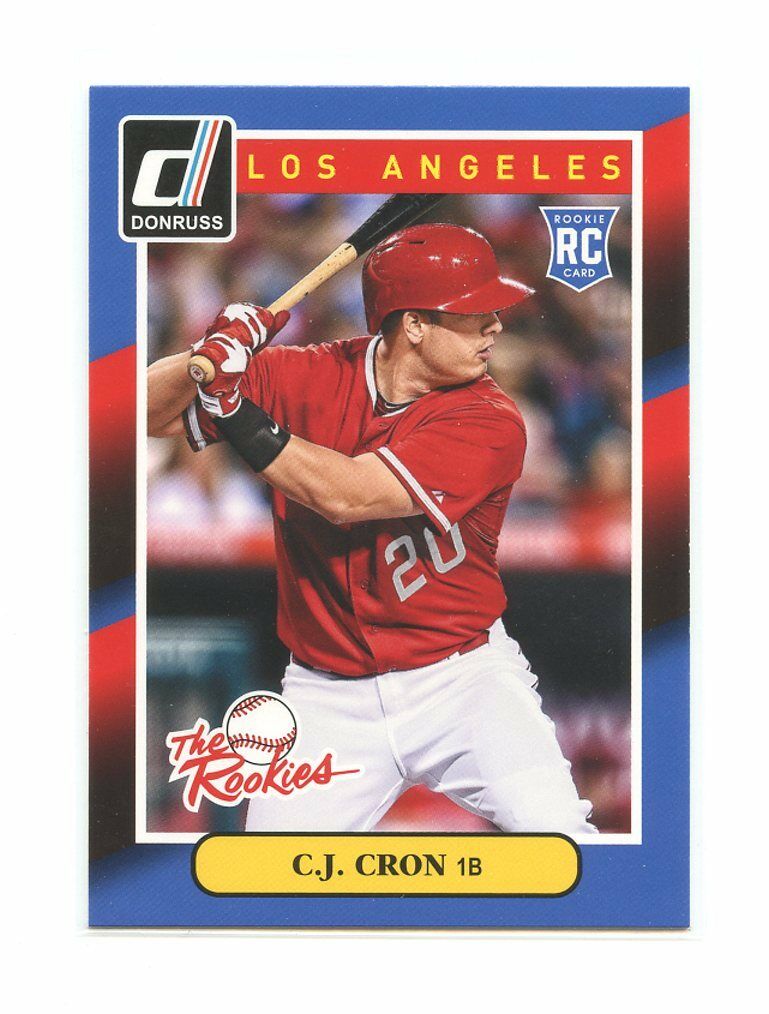 2014 Donruss The Rookies #53 C.J. Cron Los Angeles Angels rookie card Image 1