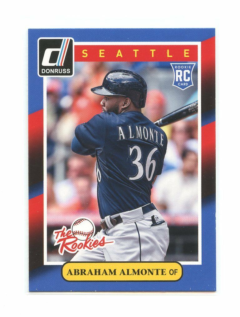 2014 Donruss The Rookies #21 Abraham Almonte Seattle Mariners rookie card Image 1