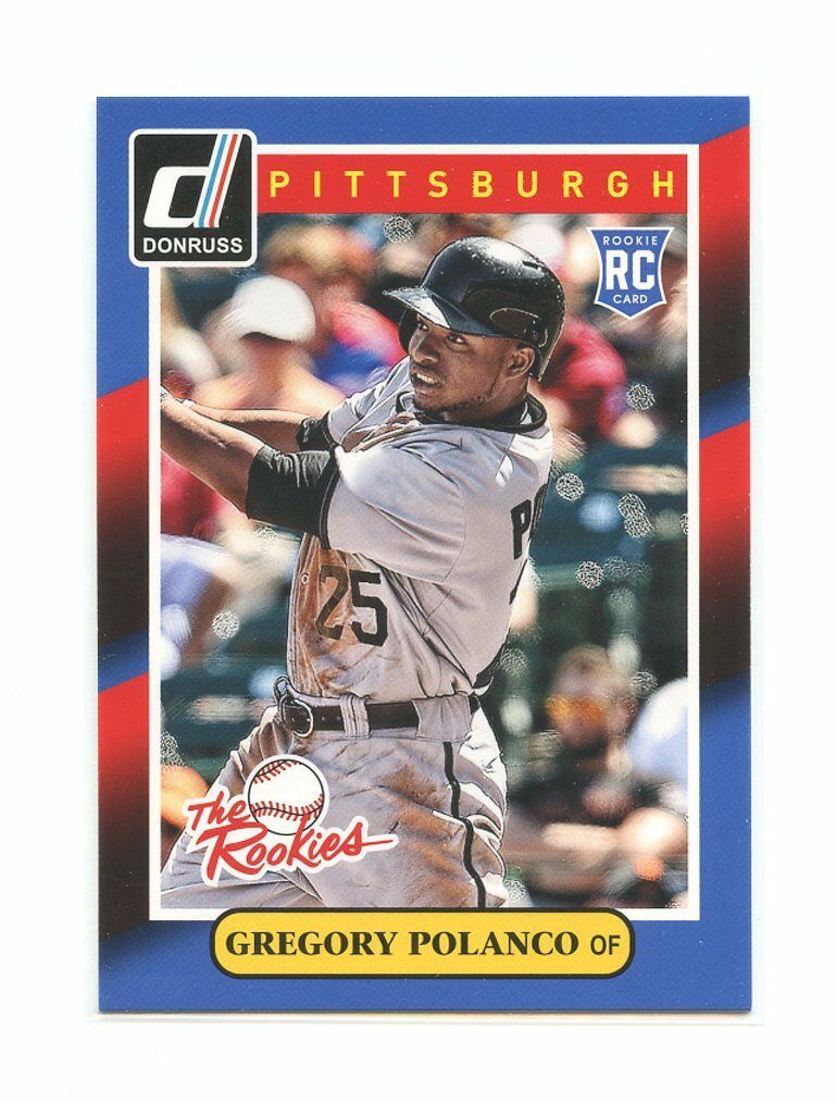2014 Donruss The Rookies #43 Gregory Polanco Pittsburgh Pirates rookie card Image 1
