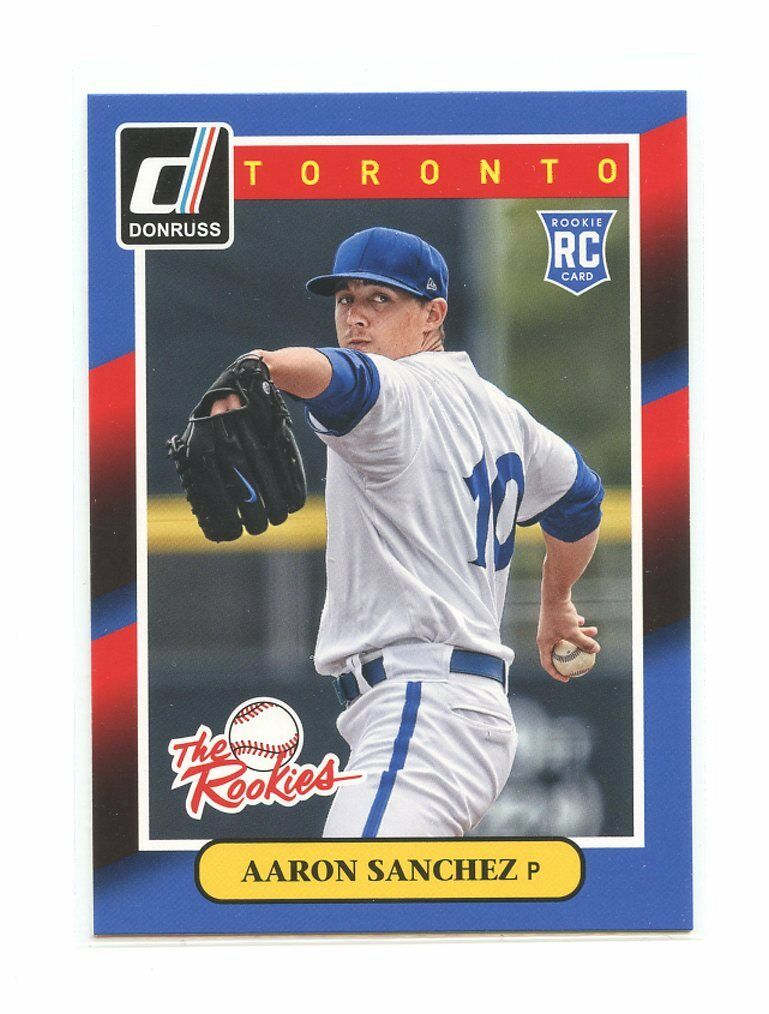 2014 Donruss The Rookies #96 Aaron Sanchez Toronto Blue Jays rookie card Image 1