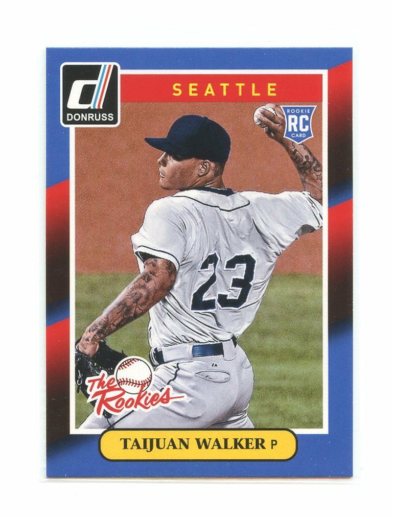 2014 Donruss The Rookies #4 Taijwon Walker Seattle Mariners rookie card Image 1