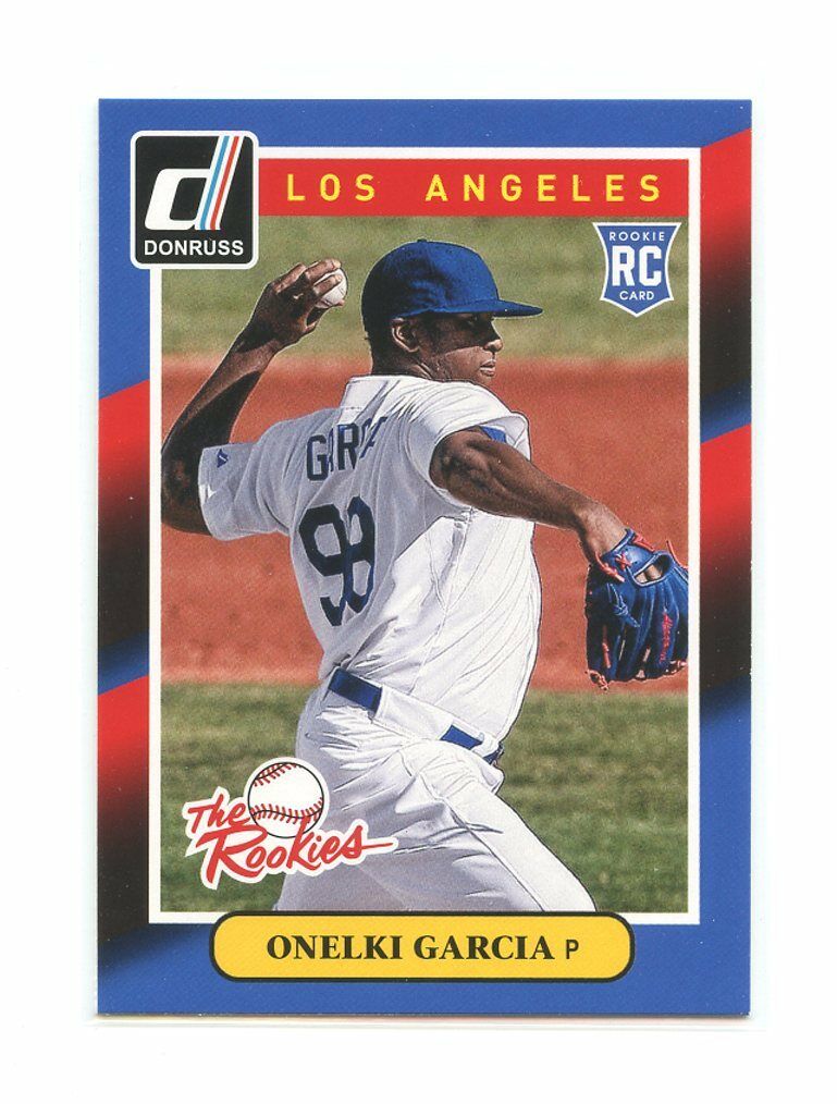 2014 Donruss The Rookies #34 Onelki Garcia Los Angeles Dodgers rookie card Image 1