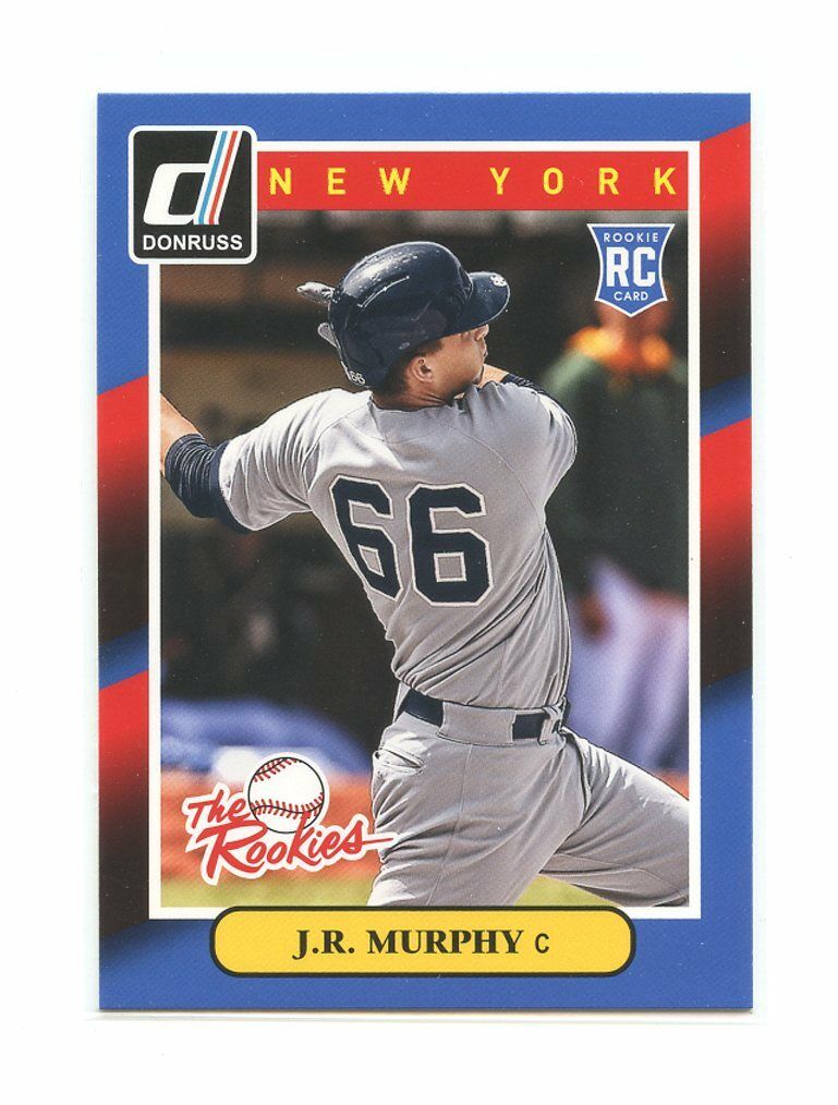 2014 Donruss The Rookies #54 J.R. Murphy New York Yankees rookie card Image 1