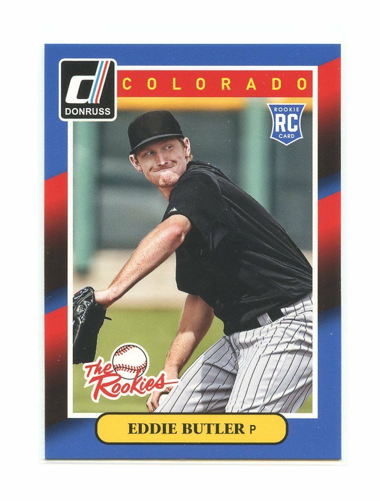 2014 Donruss The Rookies #44 Eddie Butler Colorado Rockies rookie card Image 1