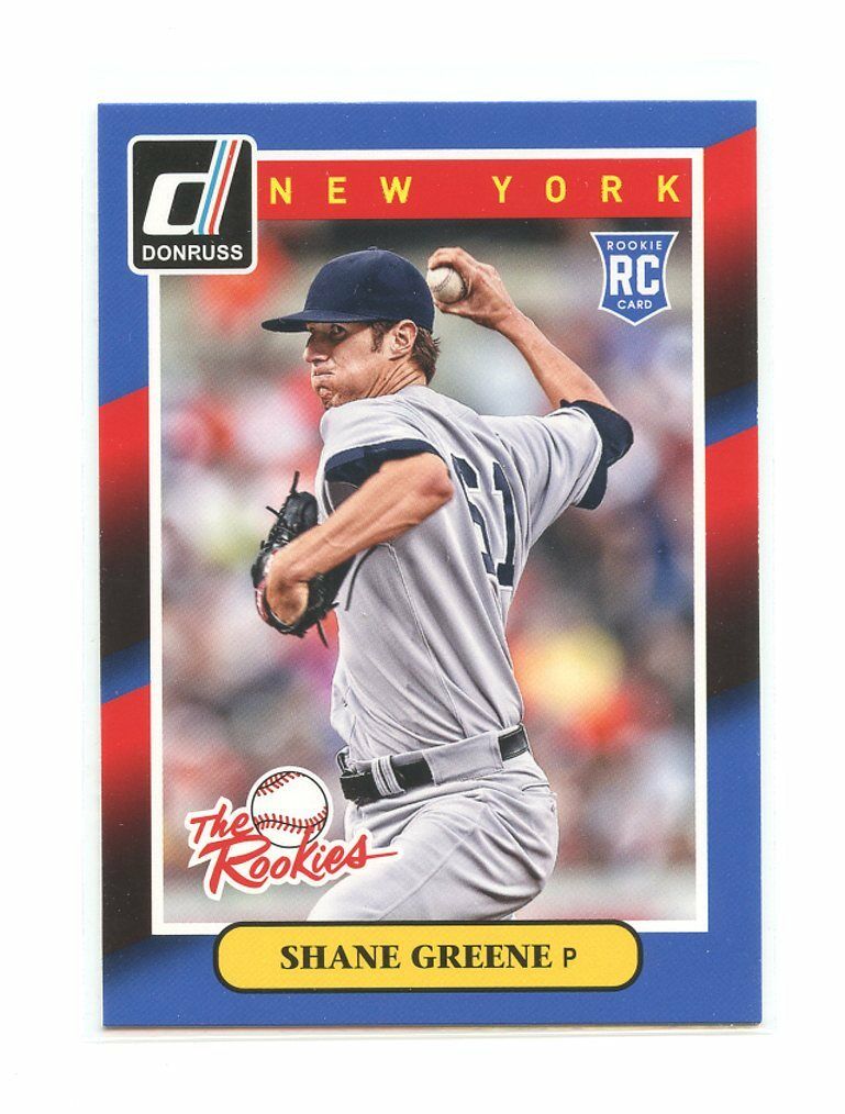 2014 Donruss The Rookies #98 Shane Greene New York Yankees rookie card Image 1