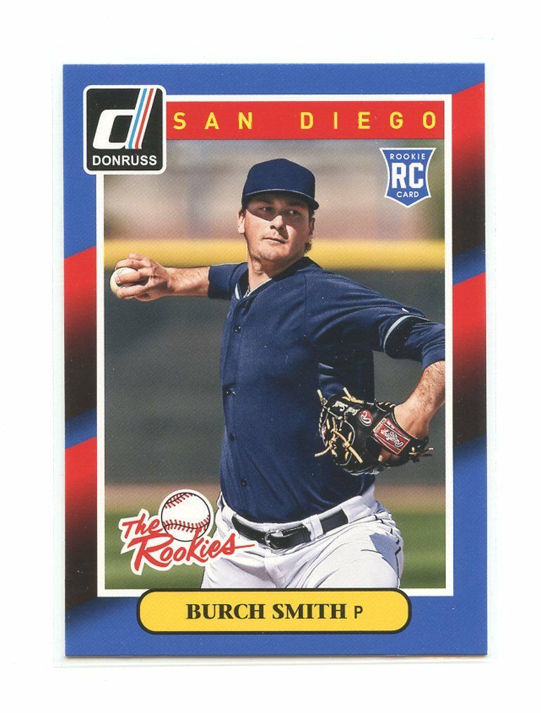 2014 Donruss The Rookies #66 Burch Smith San Diego Padres rookie card Image 1