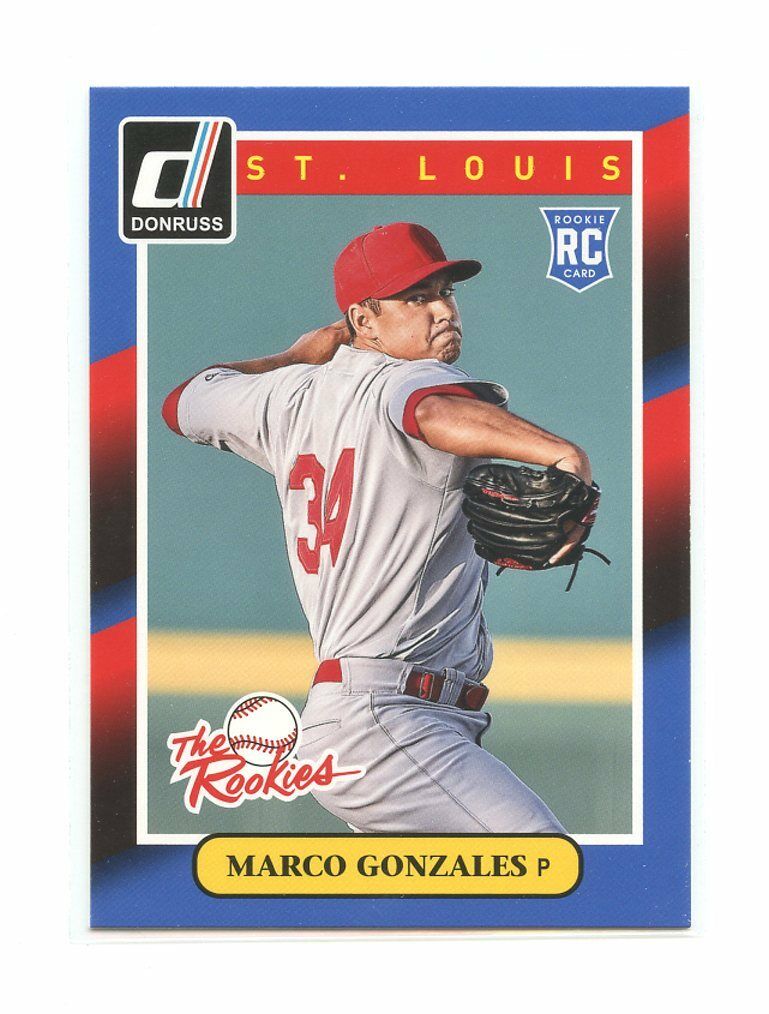 2014 Donruss The Rookies #55 Marco Gonzales St Louis Cardinals rookie card Image 1