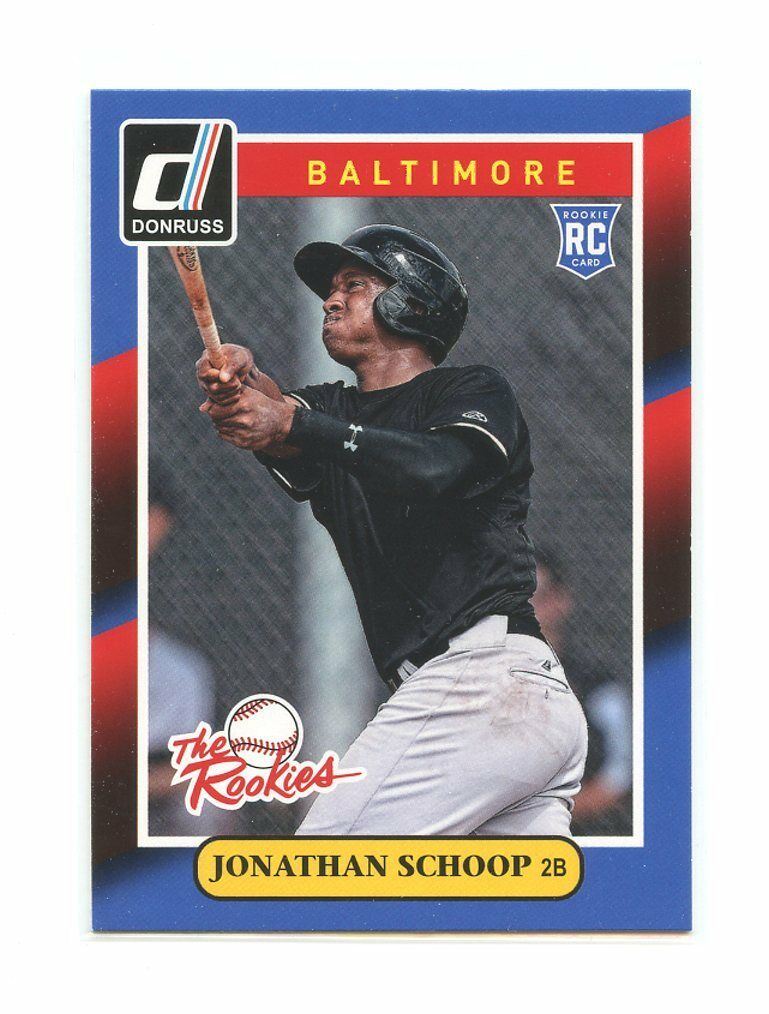 2014 Donruss The Rookies #15 Jonathan Schoop Baltimore Orioles rookie card Image 1