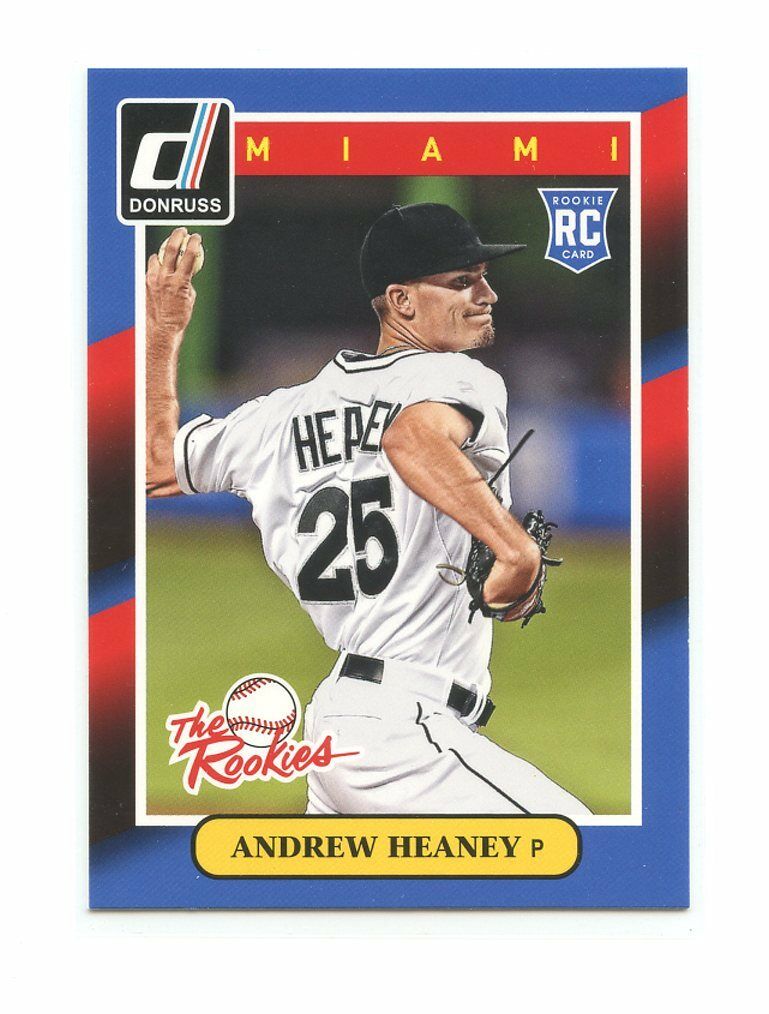 2014 Donruss The Rookies #45 Andrew Heaney Miami Marlins rookie card Image 1