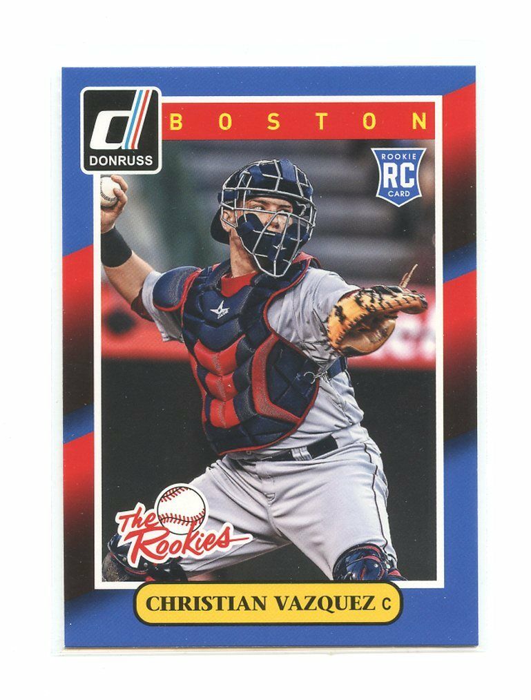 2014 Donruss The Rookies #88 Christian Vazquez Boston Red Sox rookie card Image 1