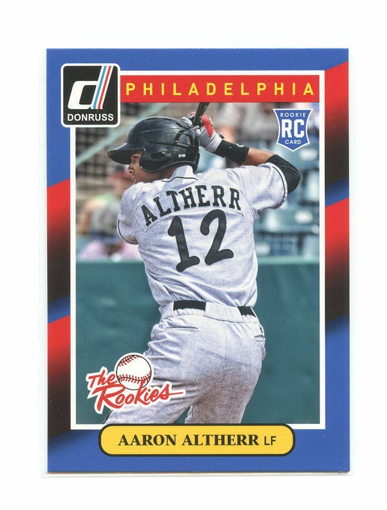2014 Donruss The Rookies #67 Aaron Altherr Philadelphia Phillies rookie card Image 1