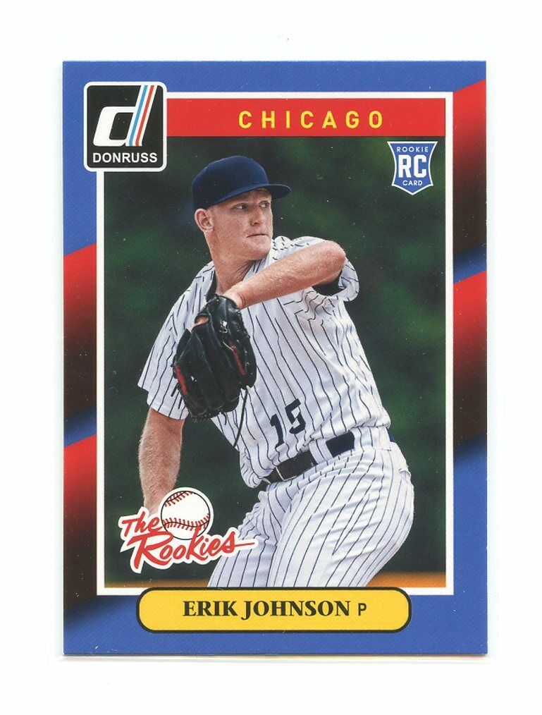 2014 Donruss The Rookies #16 Erik Johnson Chicago White Sox rookie card Image 1