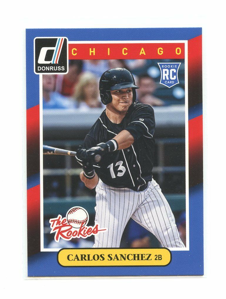 2014 Donruss The Rookies #89 Carlos Sanchez Chicago White Sox rookie card Image 1