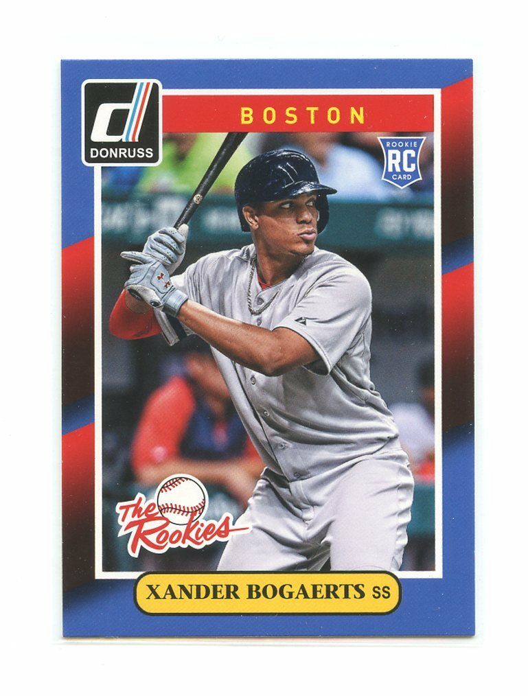 2014 Donruss The Rookies #8 Xander Bogarts Boston Red Sox rookie card Image 1