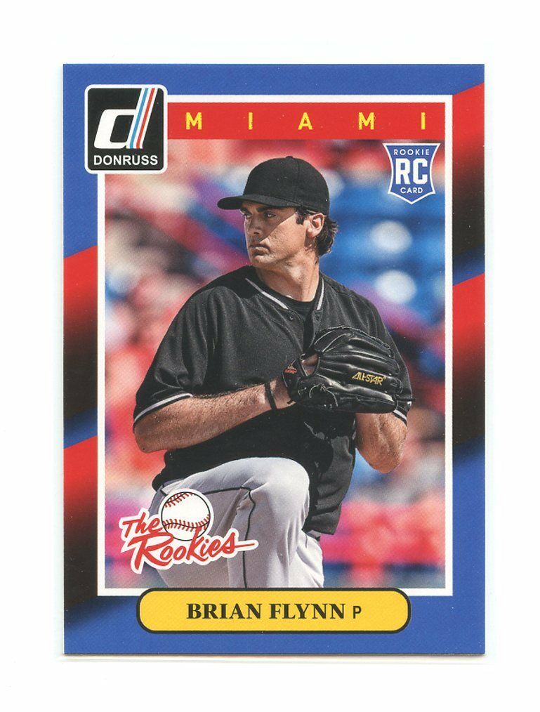 2014 Donruss The Rookies #37 Brian Flynn Miami Marlins rookie card Image 1