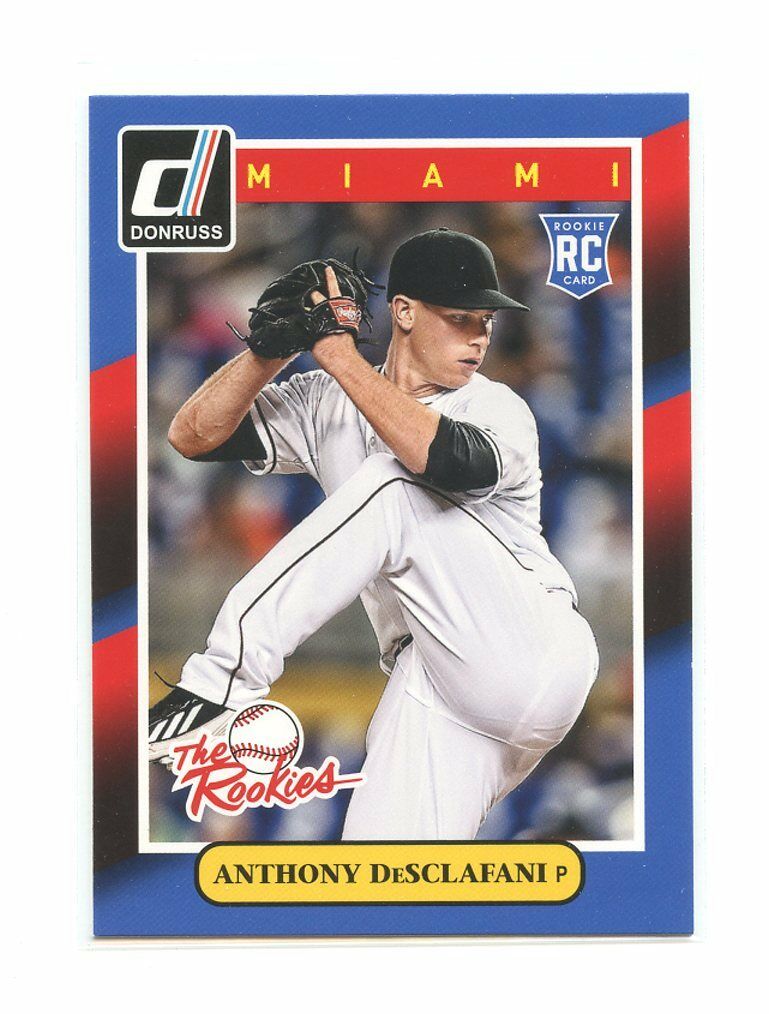 2014 Donruss The Rookies #57 Anthony DeSclafani Miami Marlins rookie card Image 1