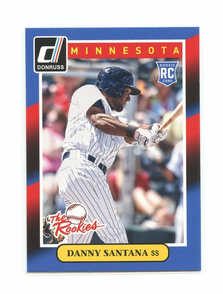 2014 Donruss The Rookies #69 Danny Santana Minnesota Twins rookie card Image 1