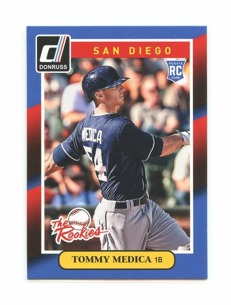 2014 Donruss The Rookies #9 Tommy Medica San Diego Padres rookie card Image 1