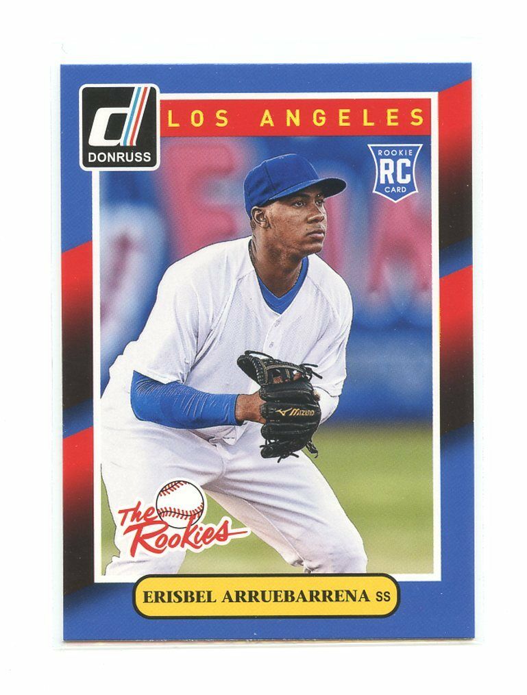 2014 Donruss The Rookies #80 Erisbel Arruebarrena Los Angeles Dodgers rookie Image 1