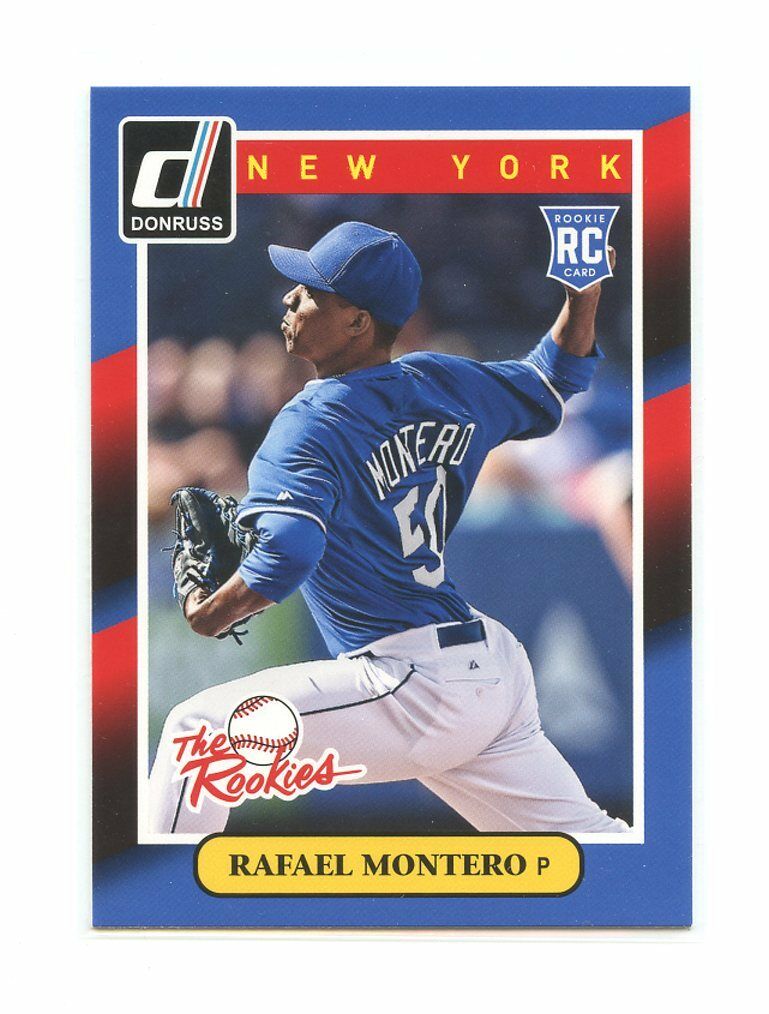 2014 Donruss The Rookies #48 Rafael Montero New York Mets rookie card Image 1