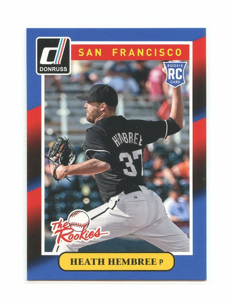 2014 Donruss The Rookies #39 Heath Hembree San Francisco Giants rookie card Image 1