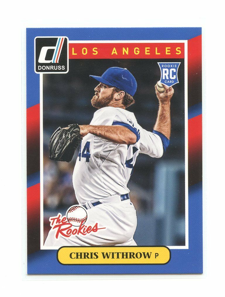 2014 Donruss The Rookies #60 Chris Withrow Los Angeles Dodgers rookie card Image 1