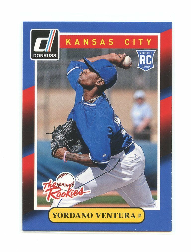 2014 Donruss The Rookies #20 Yordano Ventura Kansas City Royals rookie card Image 1