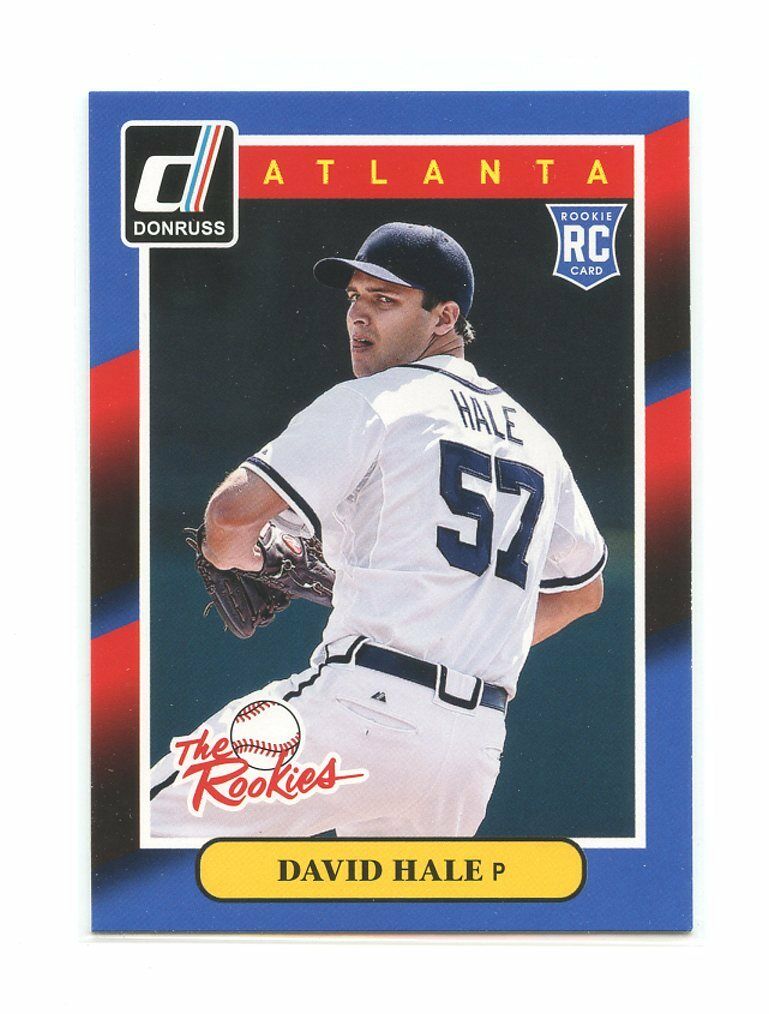 2014 Donruss The Rookies #40 David Hale Atlanta Braves rookie card Image 1