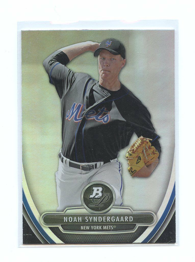 2013 Bowman Platinum Prospects #BPP35 Noah Syndergaard Mets Rookie Card Image 1