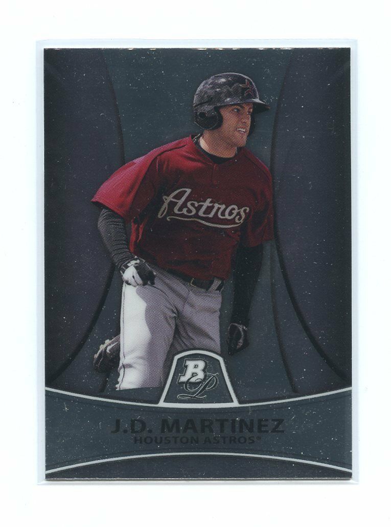 2010 Bowman Platinum #PP23 J.D. Martinez Red Sox Rookie Card Image 1