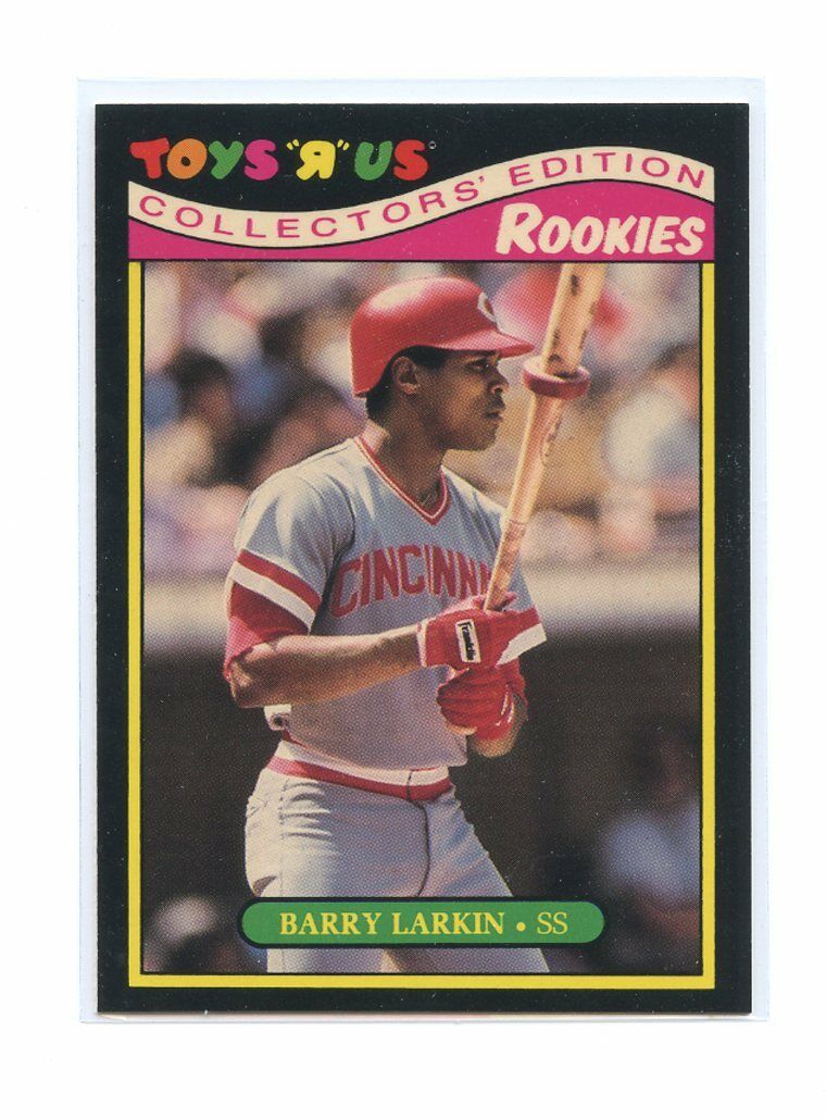 1987 Toys R Us #18 Barry Larkin Cincinnati Reds Rookie Card Image 1