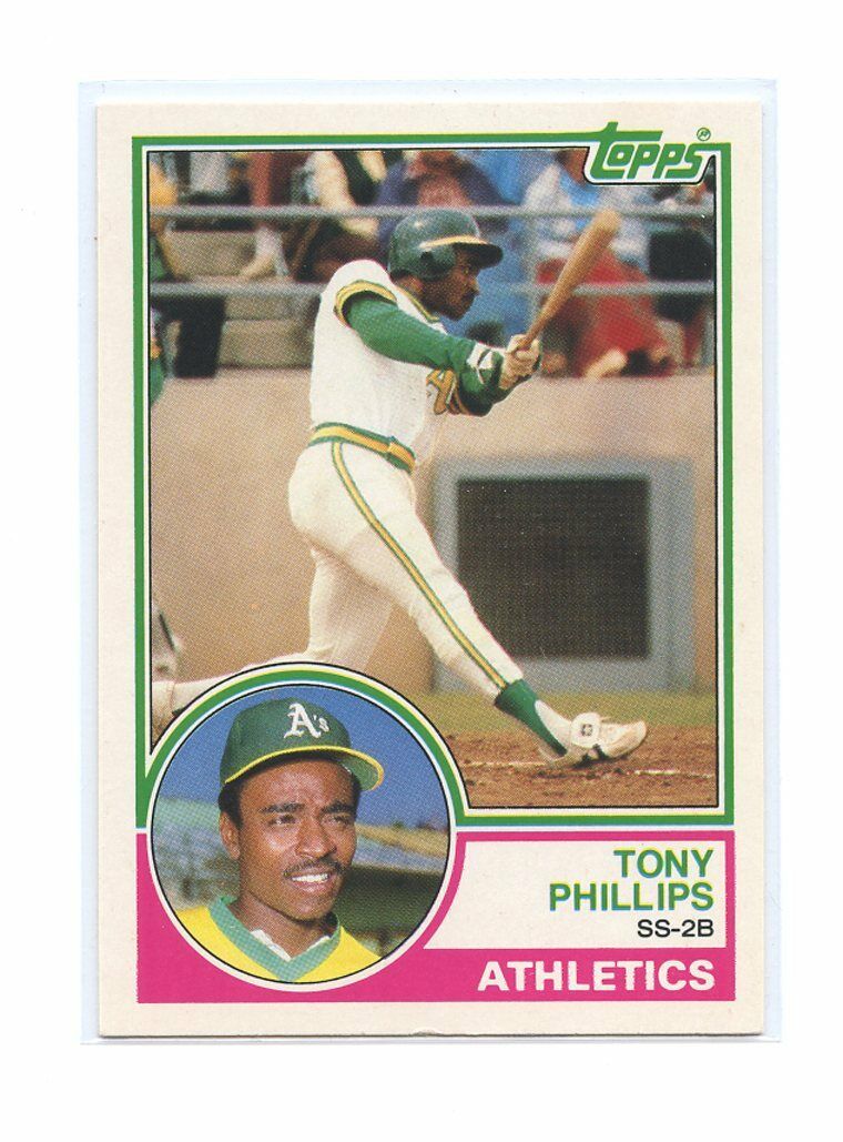 1983 Topps Traded #87T Tony Phillips Oakland Athletics Rookie Card Image 1