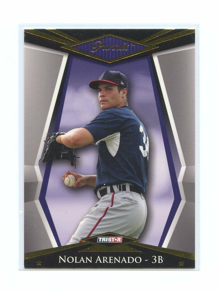 2011 Tristar Pursuit #23 Nolan Arenado Colorado Rockies Rookie Card Image 1